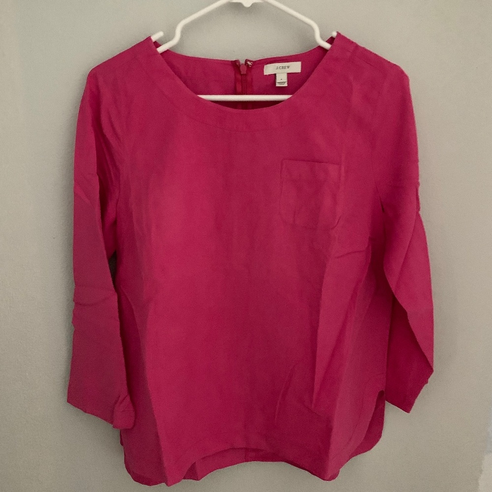 J. Crew Silk Shirt